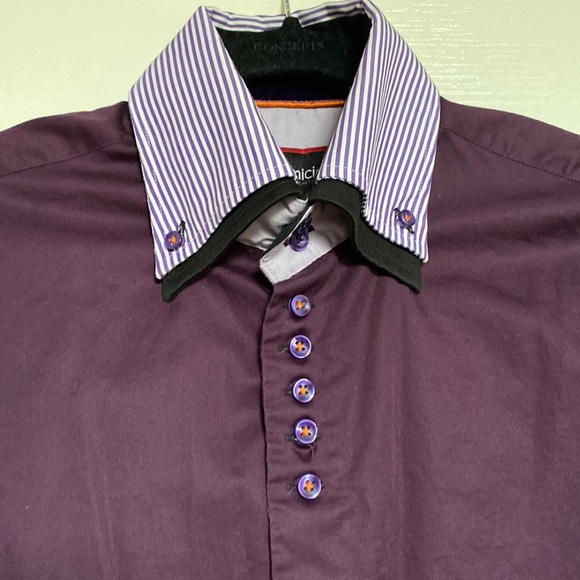 7Camicie Men's Shirt - Size 15.5 - Picture 3 of 9